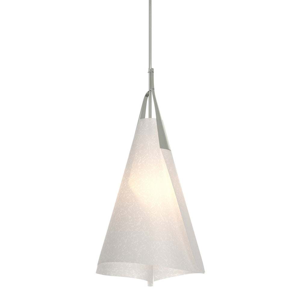 Hubbardton Forge - One Light Pendant - Mobius - Sterling- Union Lighting Luminaires Decor