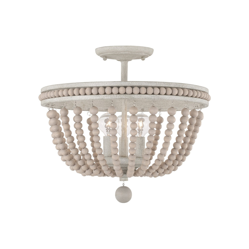 Capital Lighting - Three Light Semi-Flush Mount - Handley - Sand Dollar- Union Lighting Luminaires Decor