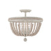 Capital Lighting - Three Light Semi-Flush Mount - Handley - Sand Dollar- Union Lighting Luminaires Decor