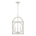Capital Lighting - Four Light Foyer Pendant - Brea - Sand Dollar- Union Lighting Luminaires Decor