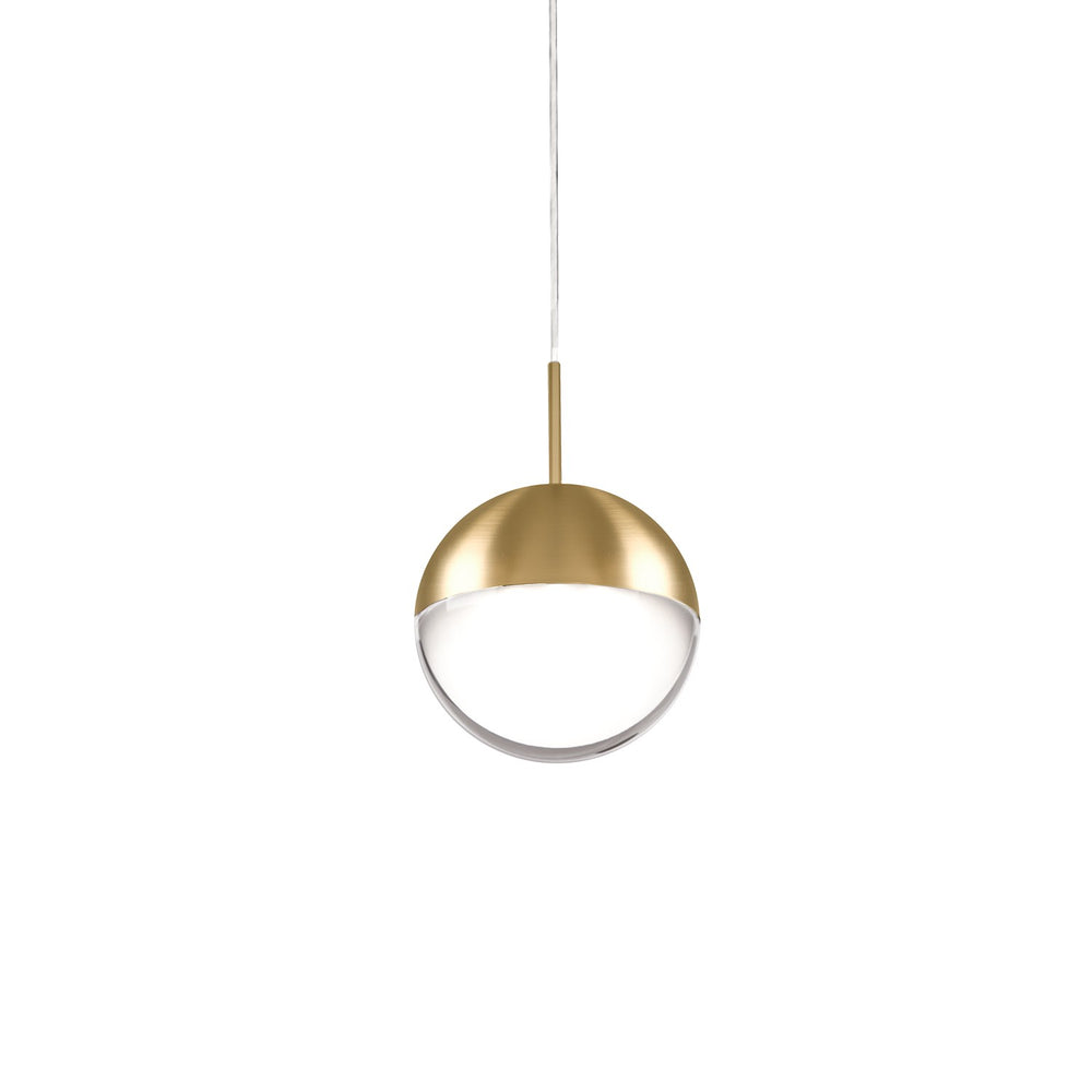 Kuzco Canada - LED Pendant - Pluto - Brushed Gold- Union Lighting Luminaires Decor