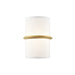 Kuzco Canada - LED Wall Sconce - Pondi - Black/Brushed Gold/Chrome- Union Lighting Luminaires Decor