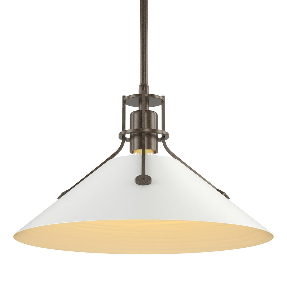 Hubbardton Forge - One Light Pendant - Henry - Bronze- Union Lighting Luminaires Decor