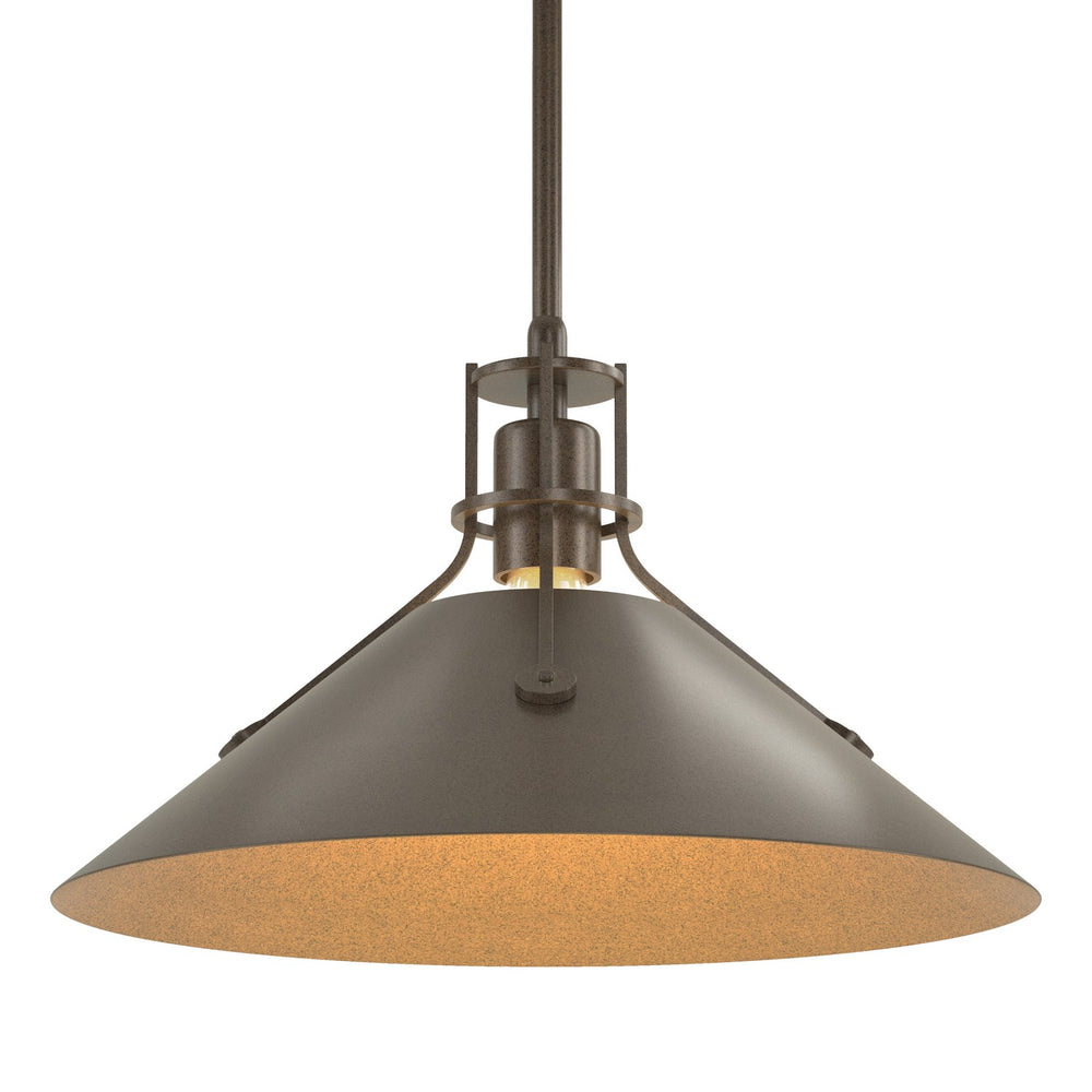 Hubbardton Forge - One Light Pendant - Henry - Bronze- Union Lighting Luminaires Decor