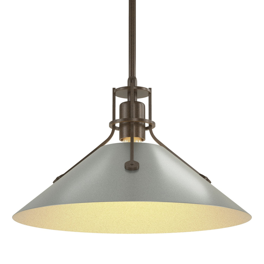 Hubbardton Forge - One Light Pendant - Henry - Bronze- Union Lighting Luminaires Decor