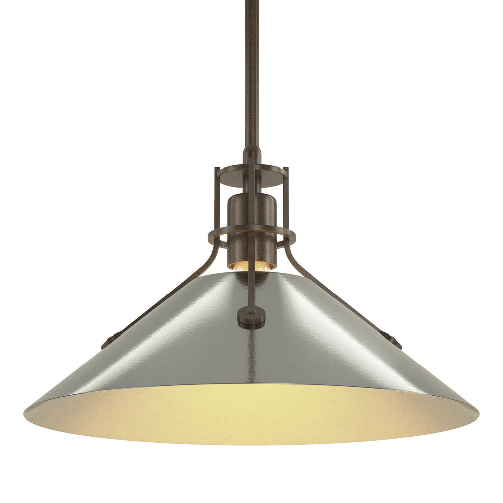 Hubbardton Forge - One Light Pendant - Henry - Bronze- Union Lighting Luminaires Decor