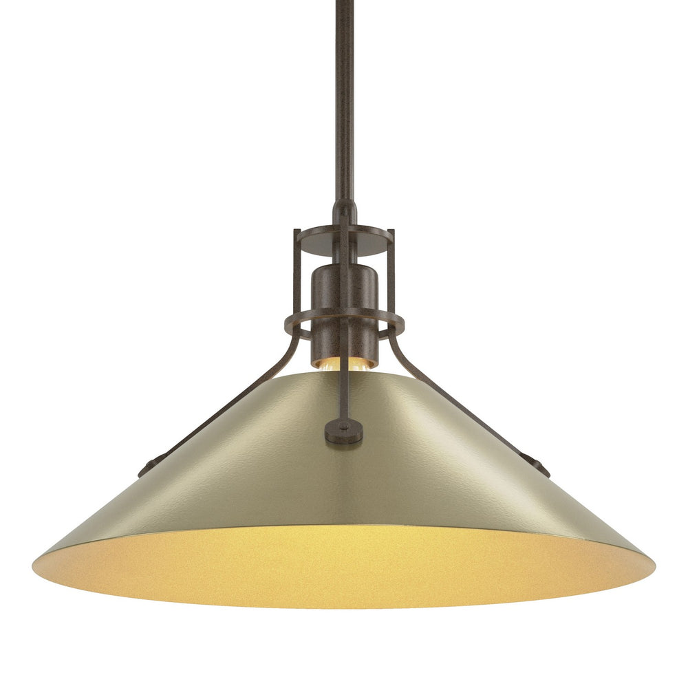 Hubbardton Forge - One Light Pendant - Henry - Bronze- Union Lighting Luminaires Decor
