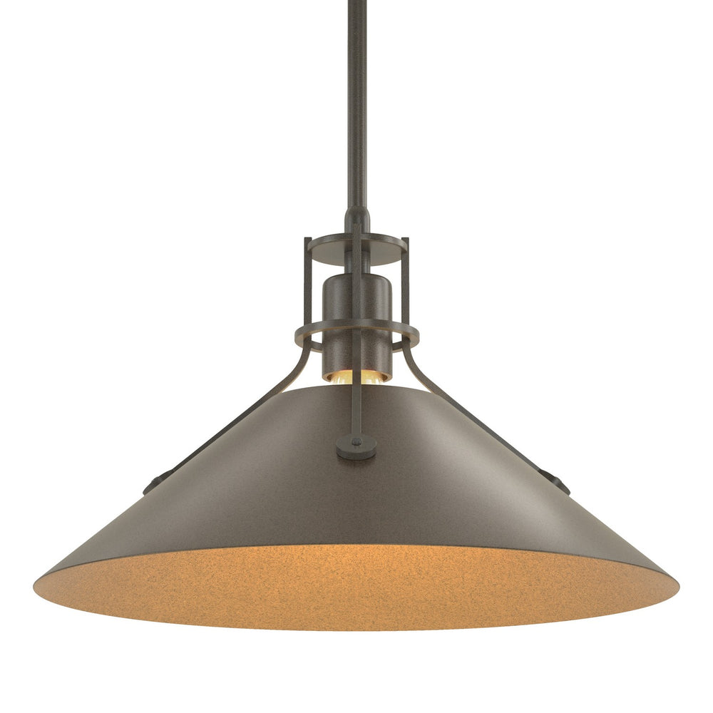 Hubbardton Forge - One Light Pendant - Henry - Dark Smoke- Union Lighting Luminaires Decor