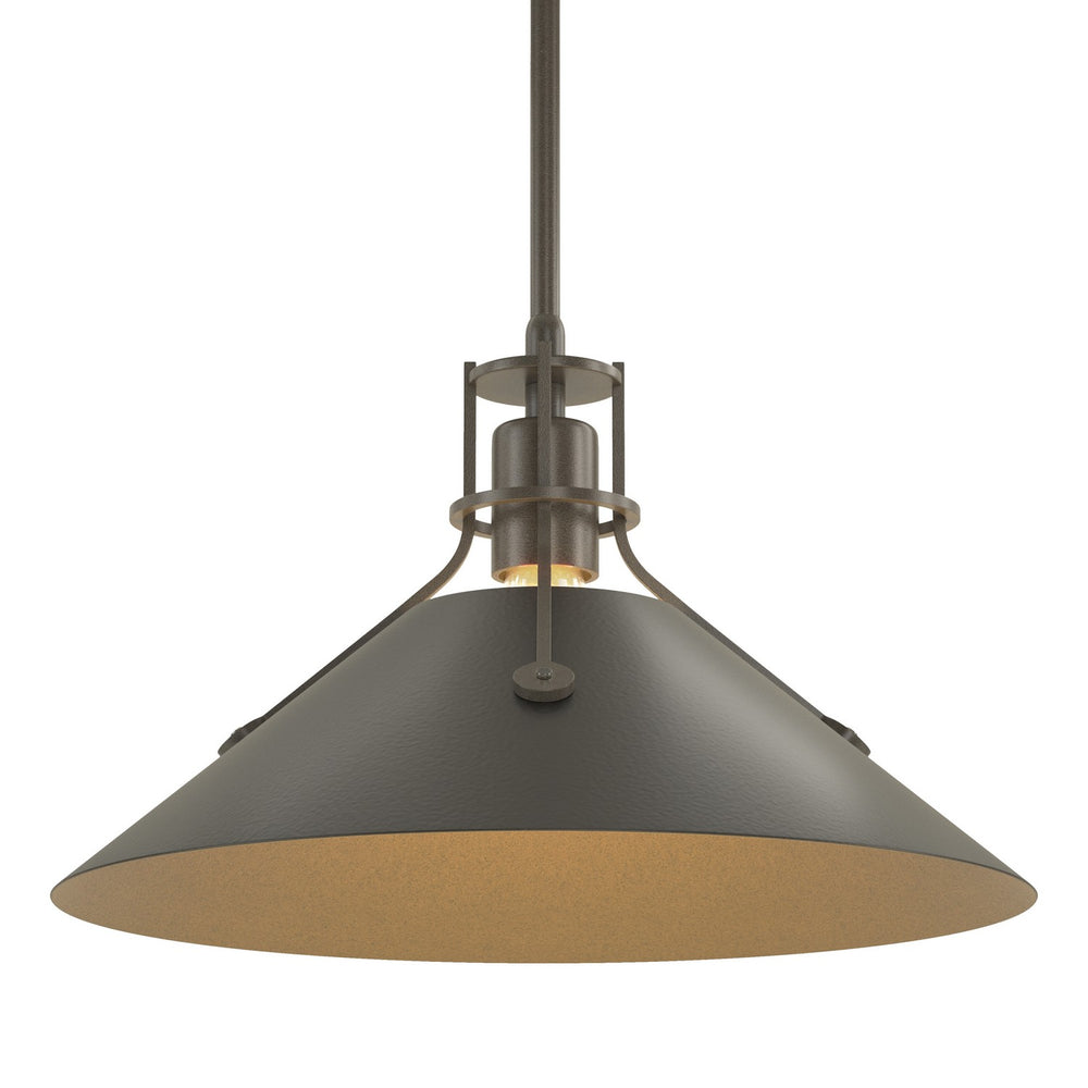 Hubbardton Forge - One Light Pendant - Henry - Dark Smoke- Union Lighting Luminaires Decor