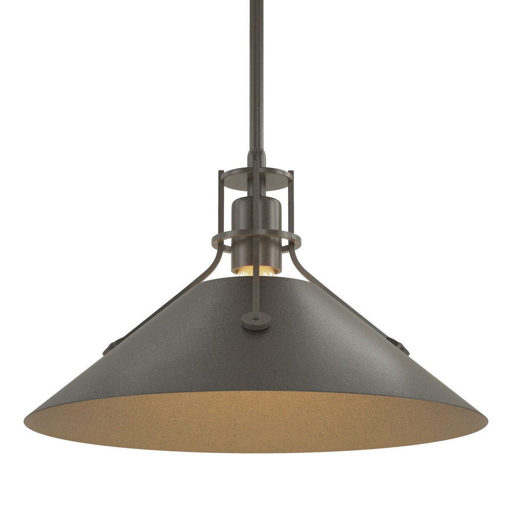 Hubbardton Forge - One Light Pendant - Henry - Dark Smoke- Union Lighting Luminaires Decor