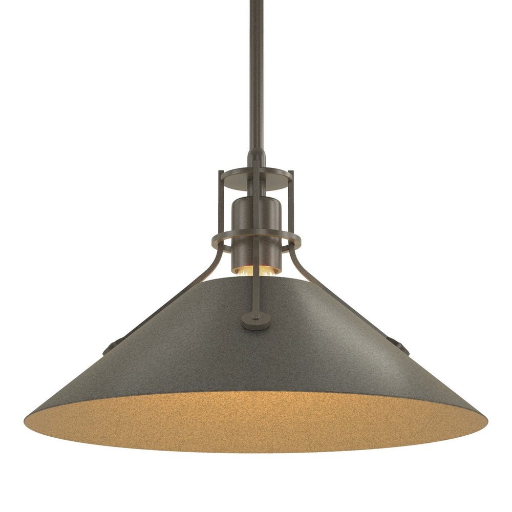 Hubbardton Forge - One Light Pendant - Henry - Dark Smoke- Union Lighting Luminaires Decor