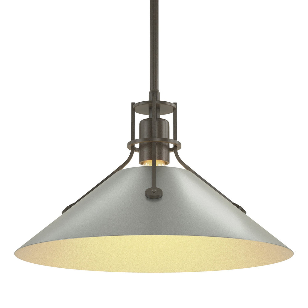 Hubbardton Forge - One Light Pendant - Henry - Dark Smoke- Union Lighting Luminaires Decor