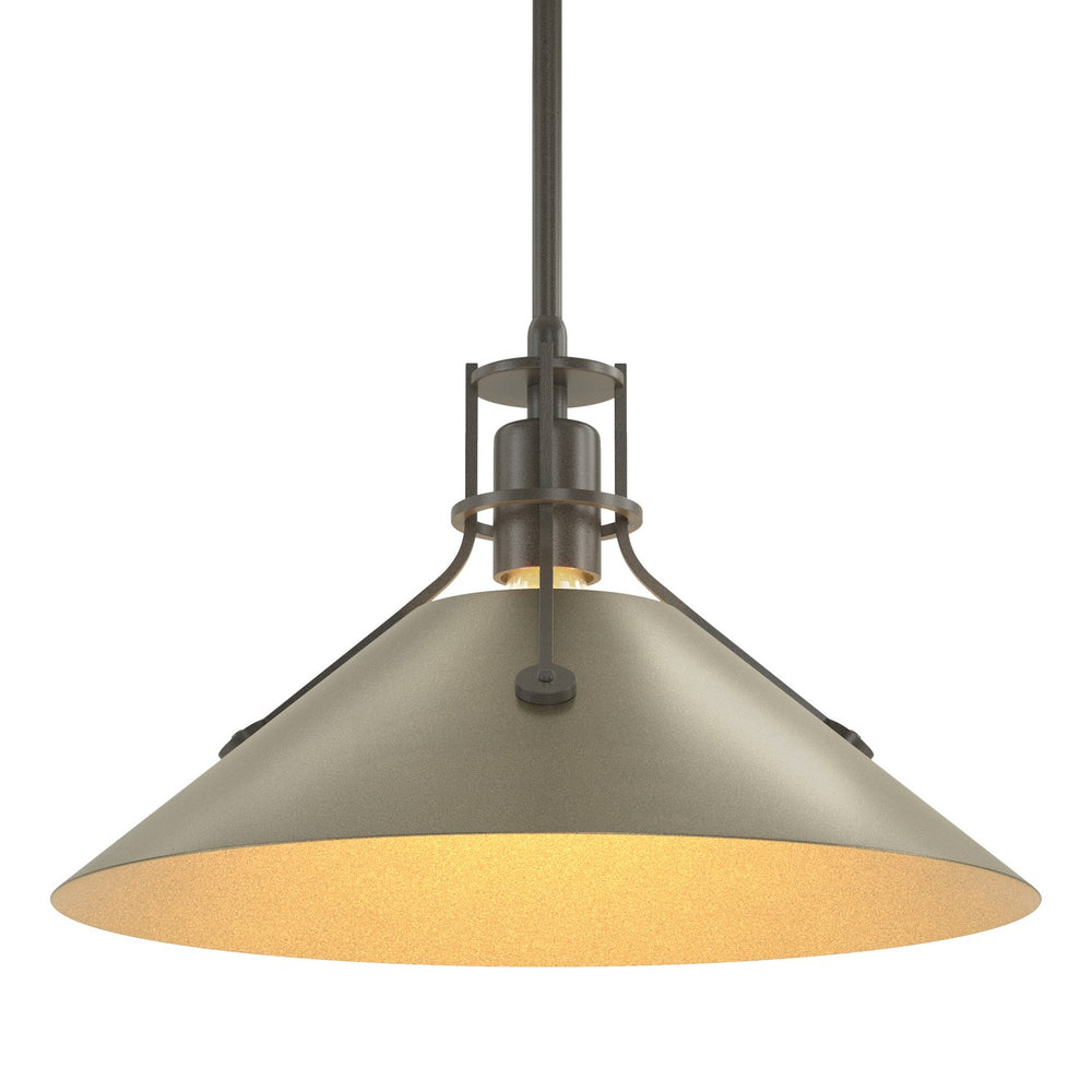 Hubbardton Forge - One Light Pendant - Henry - Dark Smoke- Union Lighting Luminaires Decor