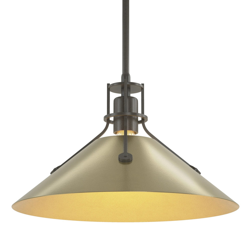 Hubbardton Forge - One Light Pendant - Henry - Dark Smoke- Union Lighting Luminaires Decor