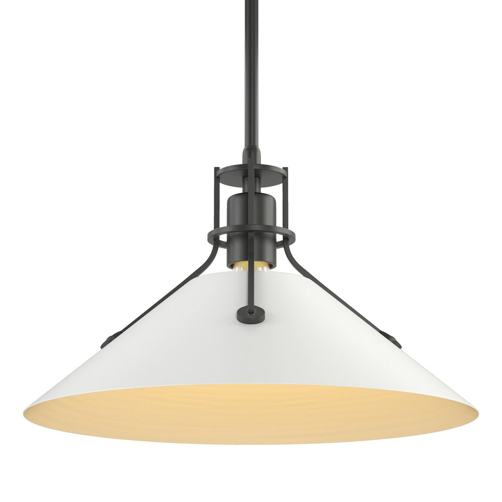 Hubbardton Forge - One Light Pendant - Henry - Black- Union Lighting Luminaires Decor
