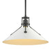 Hubbardton Forge - One Light Pendant - Henry - Black- Union Lighting Luminaires Decor