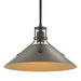 Hubbardton Forge - One Light Pendant - Henry - Black- Union Lighting Luminaires Decor