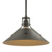 Hubbardton Forge - One Light Pendant - Henry - Black- Union Lighting Luminaires Decor