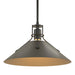 Hubbardton Forge - One Light Pendant - Henry - Black- Union Lighting Luminaires Decor