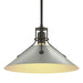 Hubbardton Forge - One Light Pendant - Henry - Black- Union Lighting Luminaires Decor