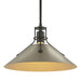 Hubbardton Forge - One Light Pendant - Henry - Black- Union Lighting Luminaires Decor