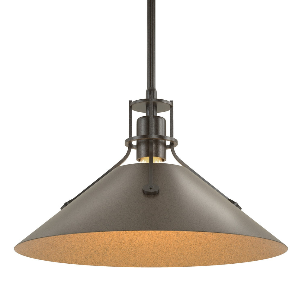 Hubbardton Forge - One Light Pendant - Henry - Oil Rubbed Bronze- Union Lighting Luminaires Decor