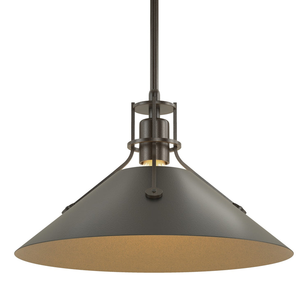 Hubbardton Forge - One Light Pendant - Henry - Oil Rubbed Bronze- Union Lighting Luminaires Decor