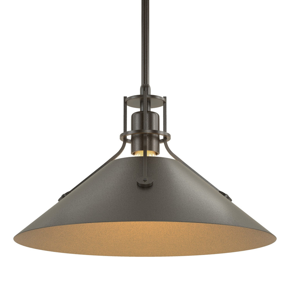 Hubbardton Forge - One Light Pendant - Henry - Oil Rubbed Bronze- Union Lighting Luminaires Decor
