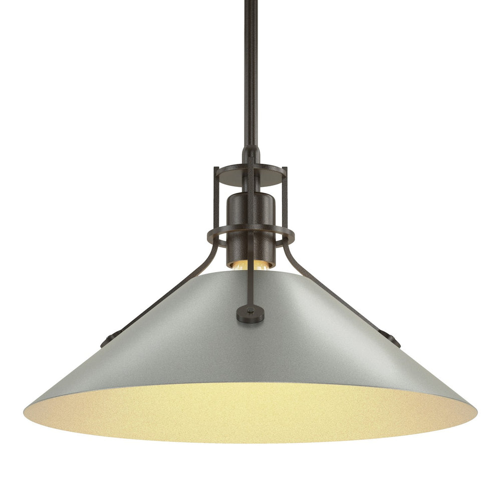 Hubbardton Forge - One Light Pendant - Henry - Oil Rubbed Bronze- Union Lighting Luminaires Decor