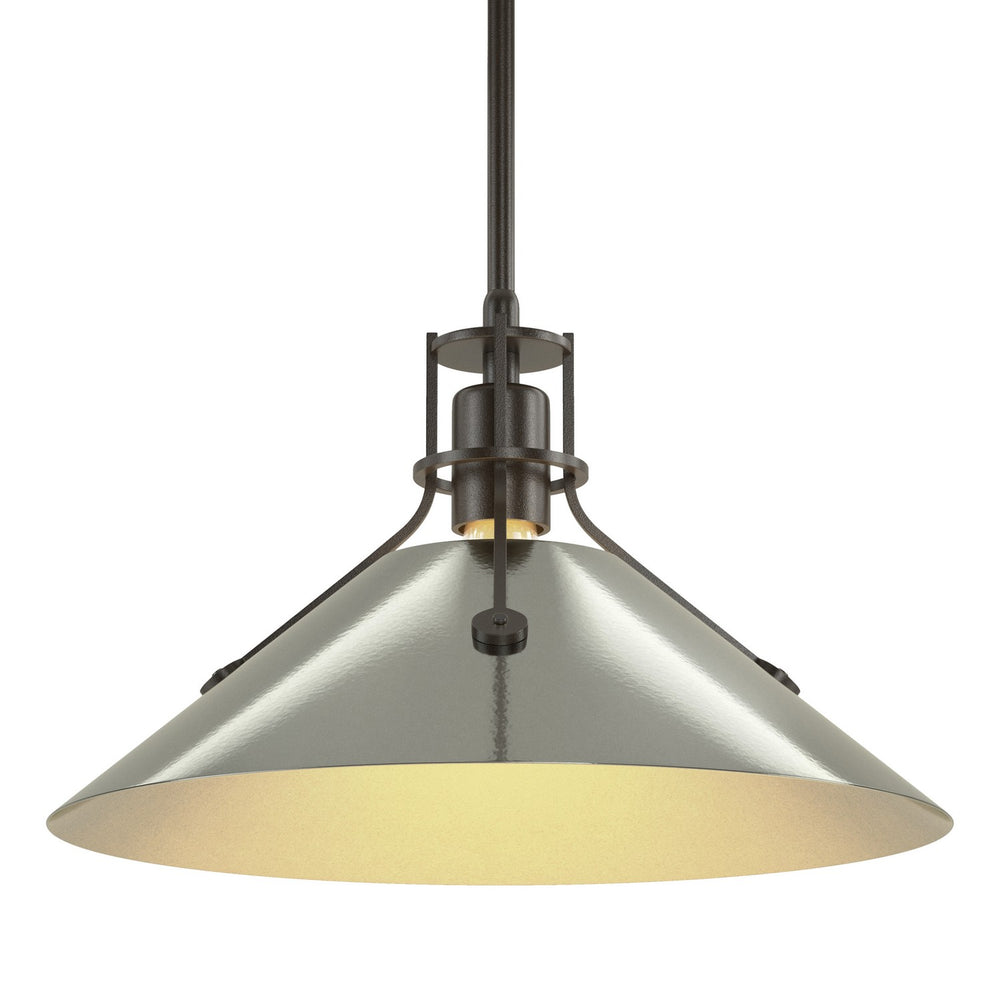 Hubbardton Forge - One Light Pendant - Henry - Oil Rubbed Bronze- Union Lighting Luminaires Decor