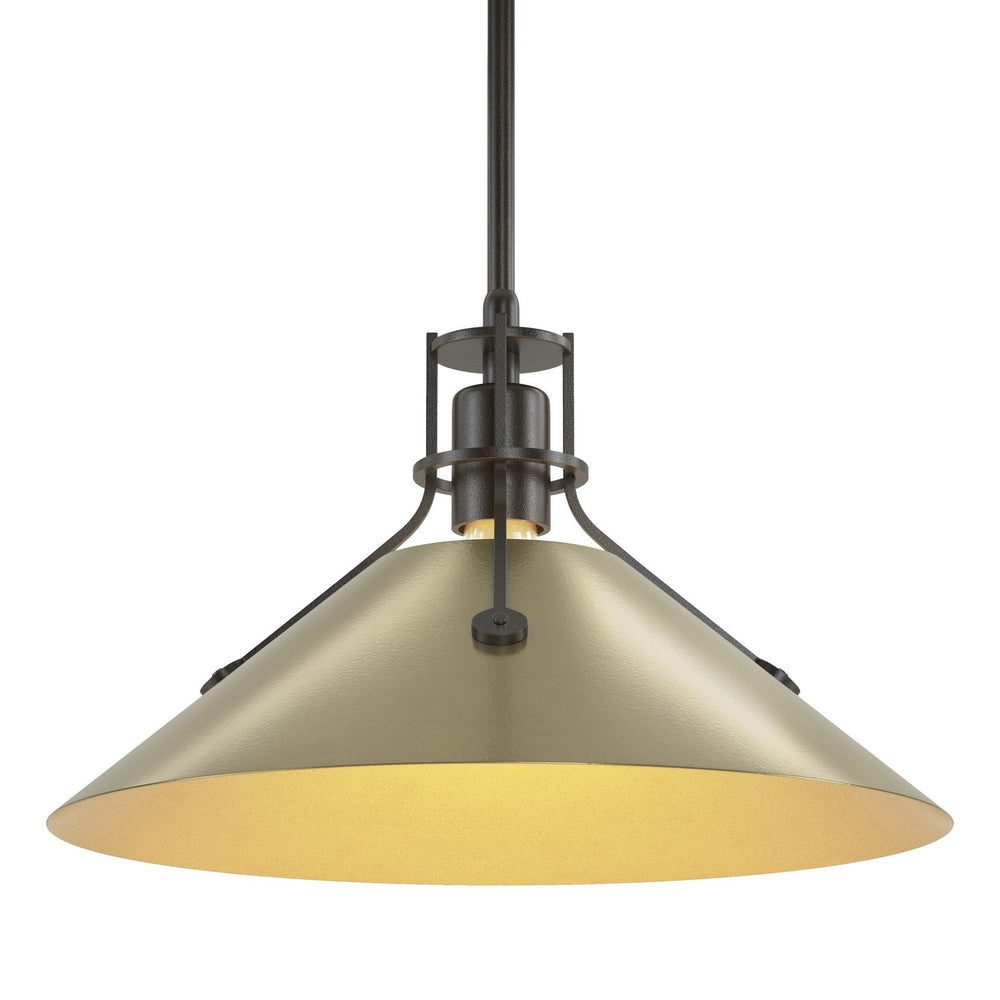 Hubbardton Forge - One Light Pendant - Henry - Oil Rubbed Bronze- Union Lighting Luminaires Decor