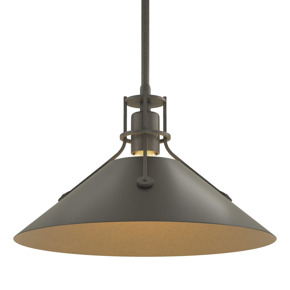Hubbardton Forge - One Light Pendant - Henry - Natural Iron- Union Lighting Luminaires Decor