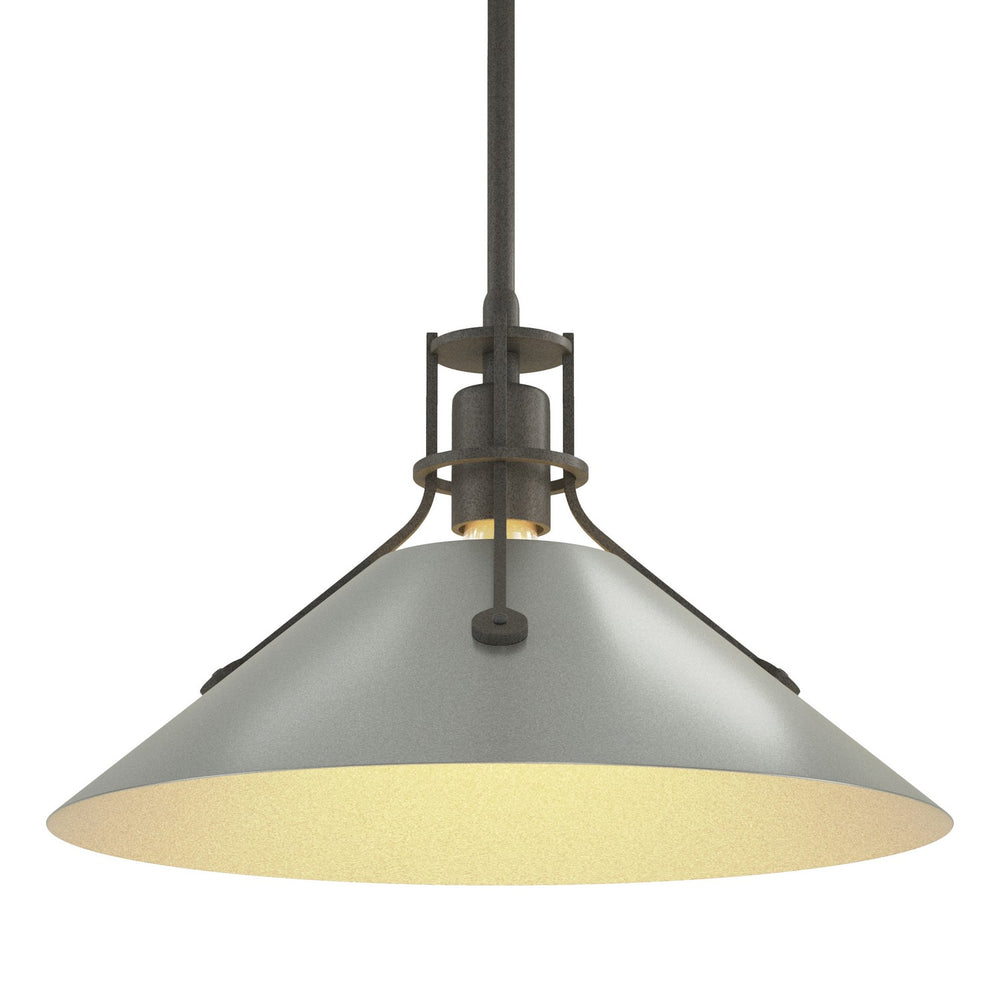 Hubbardton Forge - One Light Pendant - Henry - Natural Iron- Union Lighting Luminaires Decor