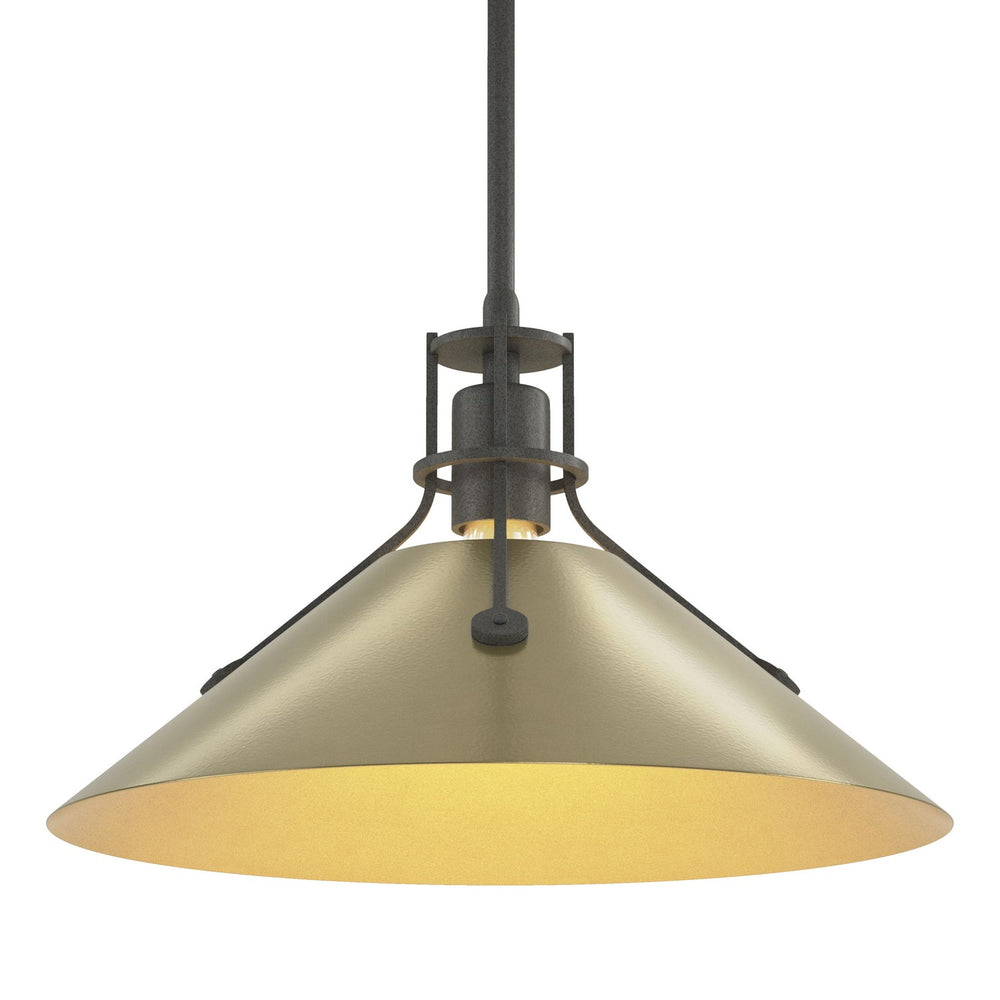 Hubbardton Forge - One Light Pendant - Henry - Natural Iron- Union Lighting Luminaires Decor