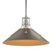 Hubbardton Forge - One Light Pendant - Henry - Vintage Platinum- Union Lighting Luminaires Decor