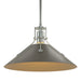Hubbardton Forge - One Light Pendant - Henry - Vintage Platinum- Union Lighting Luminaires Decor