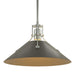 Hubbardton Forge - One Light Pendant - Henry - Vintage Platinum- Union Lighting Luminaires Decor