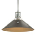 Hubbardton Forge - One Light Pendant - Henry - Vintage Platinum- Union Lighting Luminaires Decor