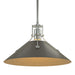 Hubbardton Forge - One Light Pendant - Henry - Vintage Platinum- Union Lighting Luminaires Decor