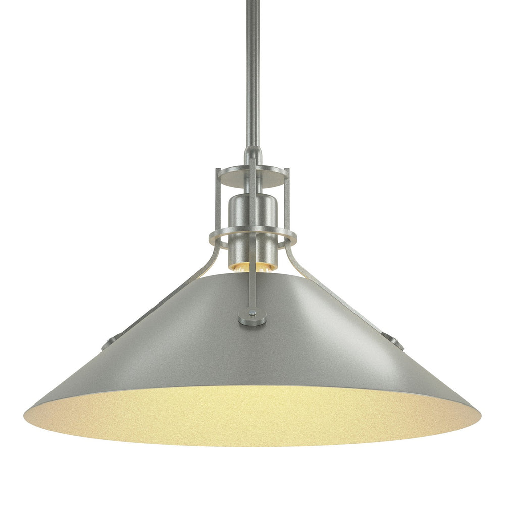 Hubbardton Forge - One Light Pendant - Henry - Vintage Platinum- Union Lighting Luminaires Decor
