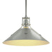 Hubbardton Forge - One Light Pendant - Henry - Vintage Platinum- Union Lighting Luminaires Decor