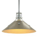 Hubbardton Forge - One Light Pendant - Henry - Vintage Platinum- Union Lighting Luminaires Decor