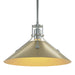 Hubbardton Forge - One Light Pendant - Henry - Vintage Platinum- Union Lighting Luminaires Decor
