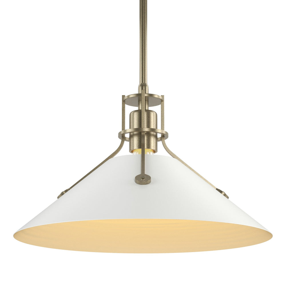 Hubbardton Forge - One Light Pendant - Henry - Soft Gold- Union Lighting Luminaires Decor