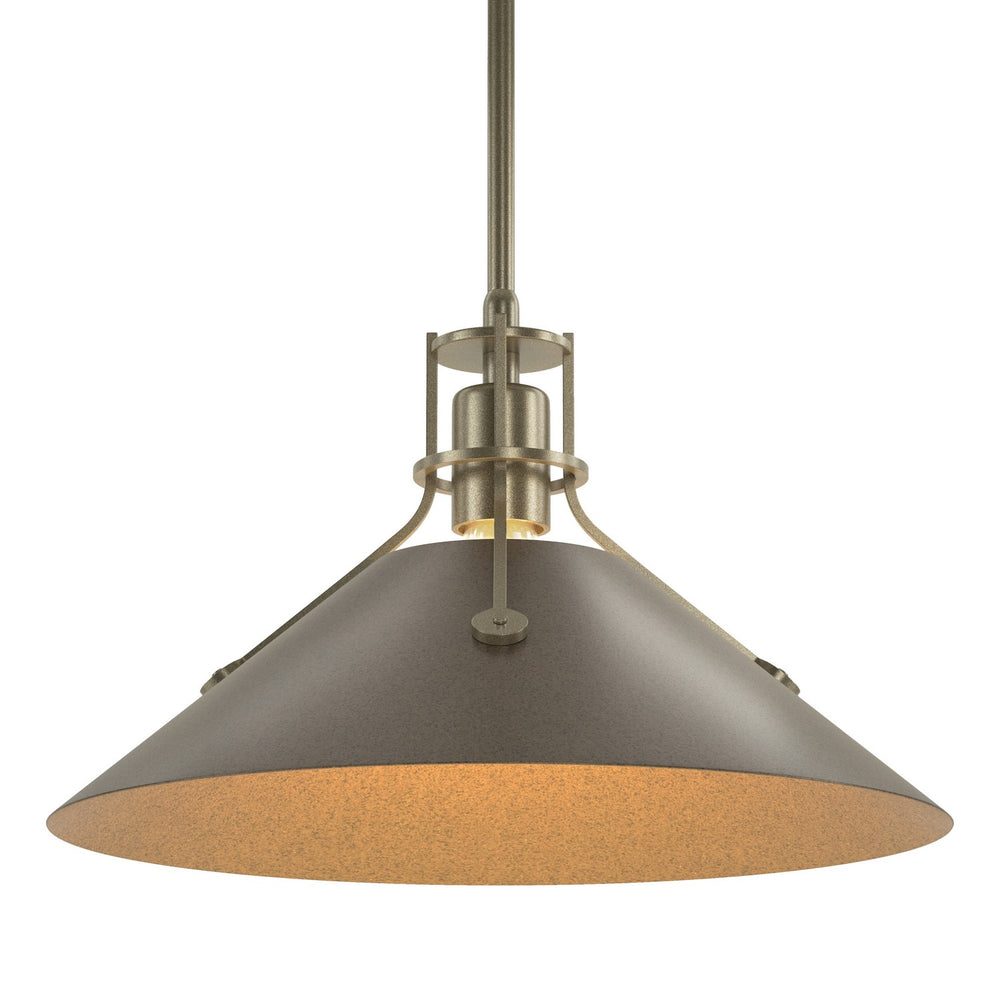 Hubbardton Forge - One Light Pendant - Henry - Soft Gold- Union Lighting Luminaires Decor
