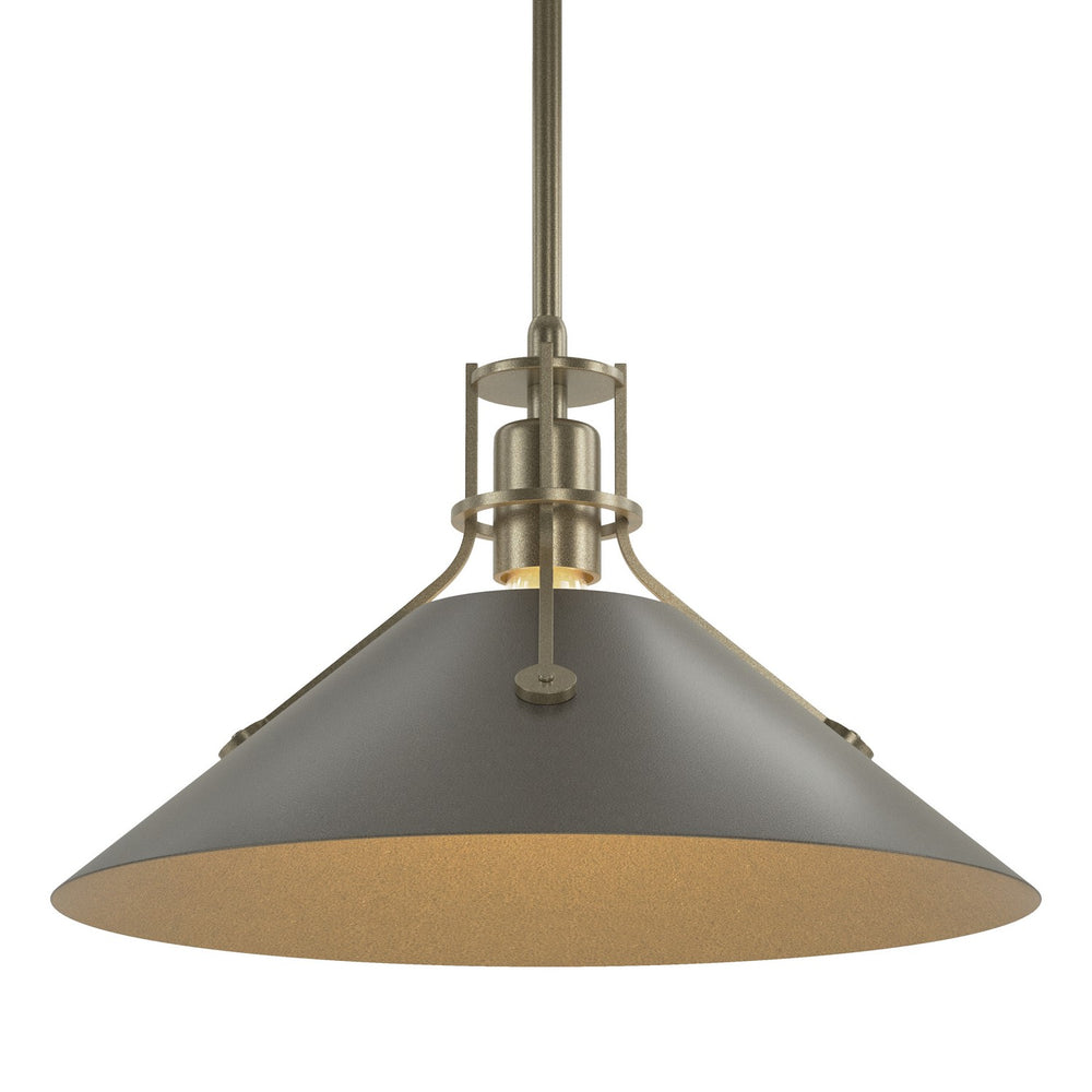 Hubbardton Forge - One Light Pendant - Henry - Soft Gold- Union Lighting Luminaires Decor