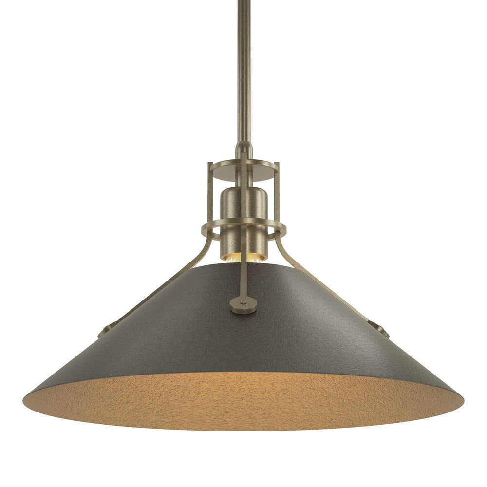 Hubbardton Forge - One Light Pendant - Henry - Soft Gold- Union Lighting Luminaires Decor