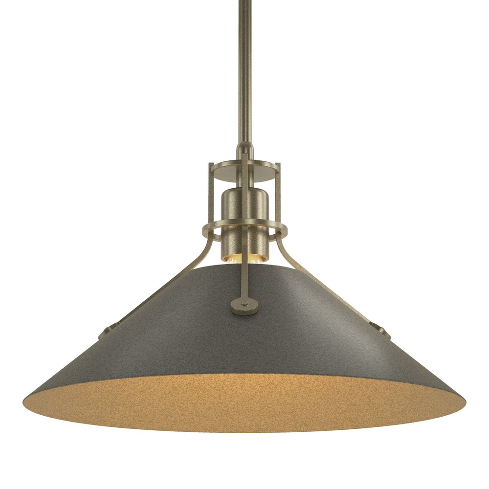 Hubbardton Forge - One Light Pendant - Henry - Soft Gold- Union Lighting Luminaires Decor