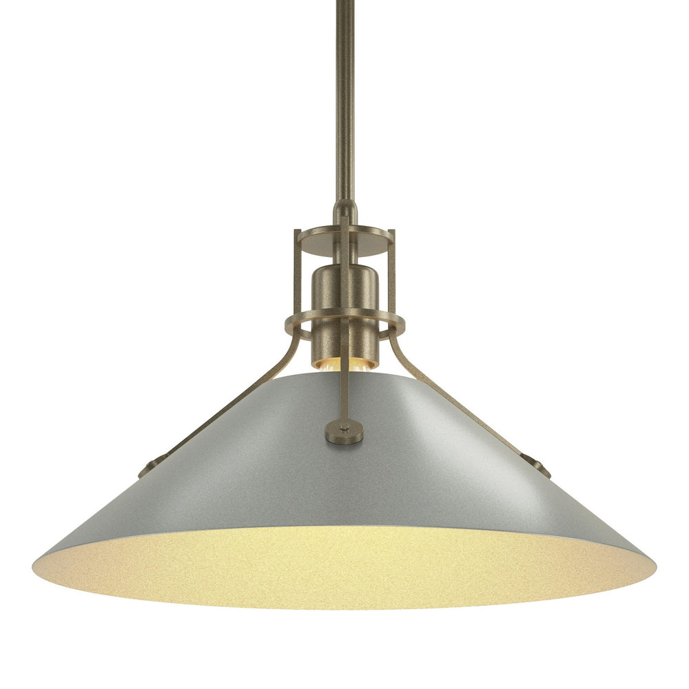 Hubbardton Forge - One Light Pendant - Henry - Soft Gold- Union Lighting Luminaires Decor