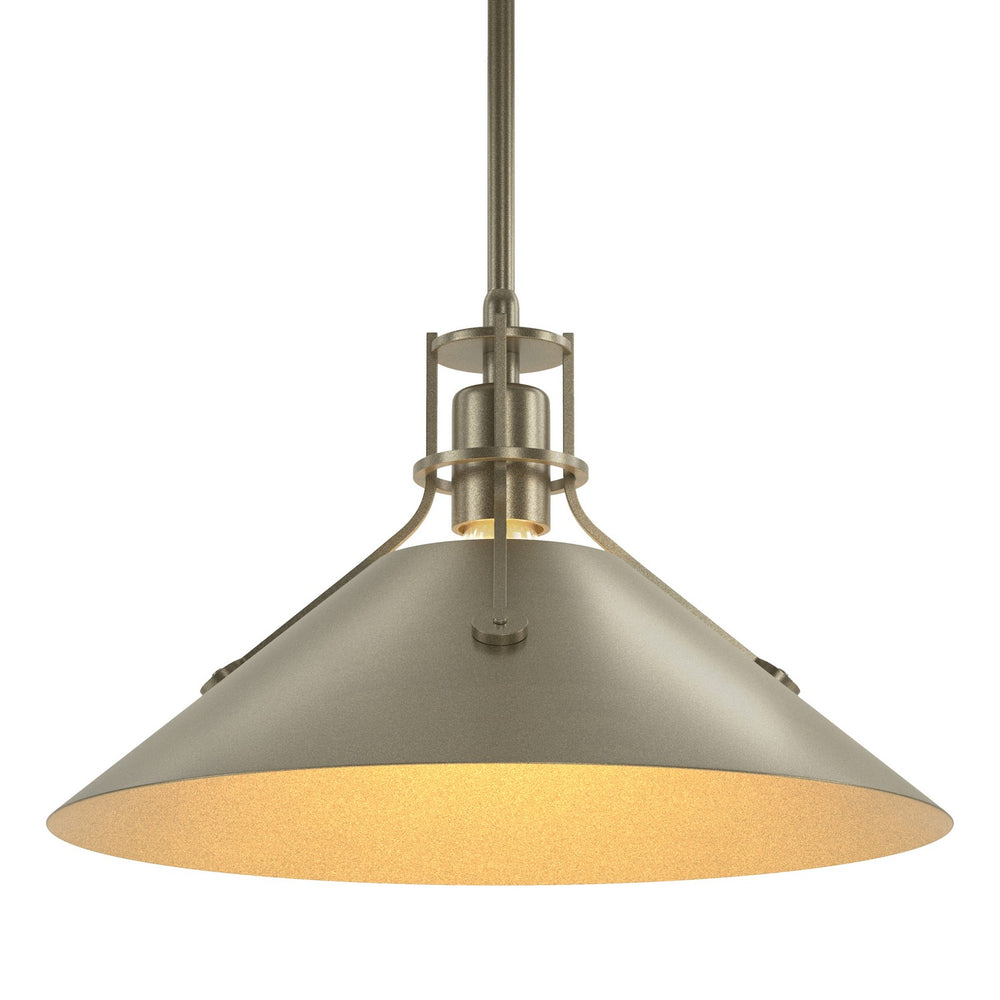 Hubbardton Forge - One Light Pendant - Henry - Soft Gold- Union Lighting Luminaires Decor